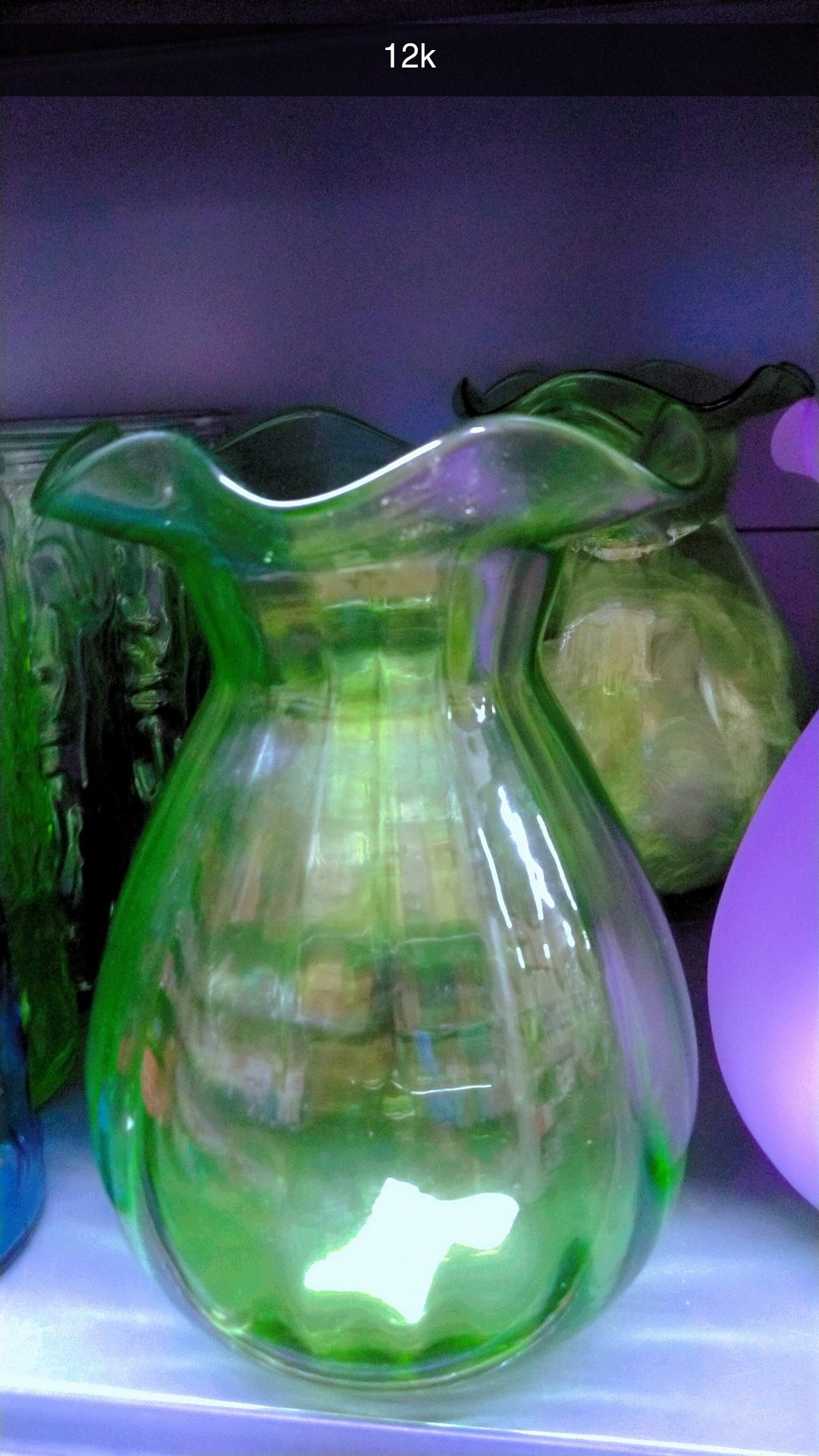 Glass vase