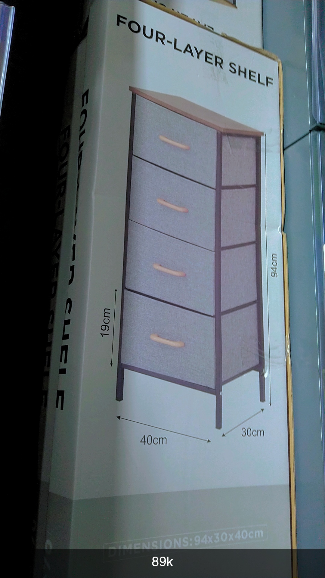 Four layer Shelf
