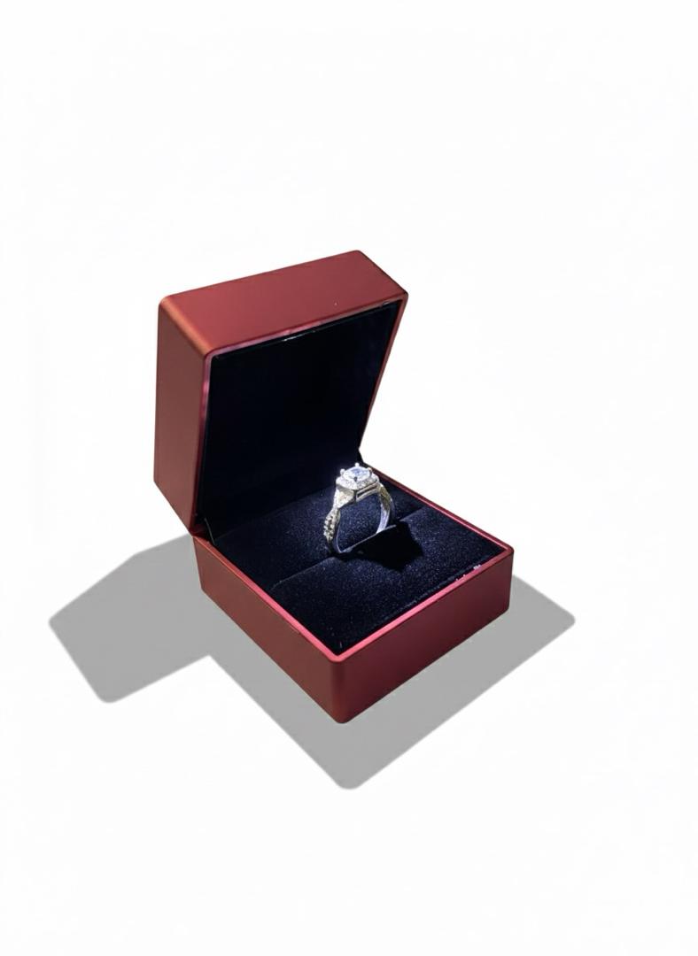 Silver Engagement Ring